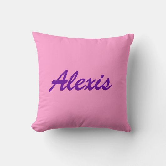 Coussin nommé ! Faites vos propres ! (Recto)