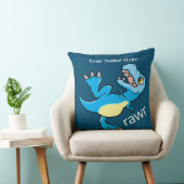 Coussin NomPersonnalisé/ Dinosaure T Rex Tyrannosaurus Din (Chaise)