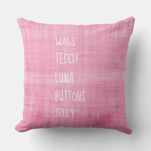 Coussin Noms de compagnie Familiaux Décor Cadeau Intempore