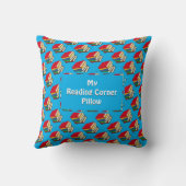 Coussin NOOK DE LECTURE Bleue personnalisée (Verso)