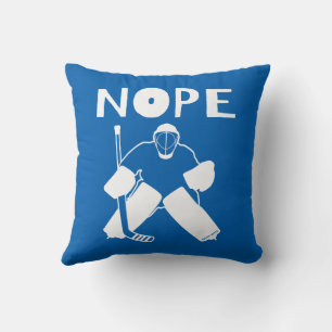 Coussin Nope Funky Hockey Goalie Reversible