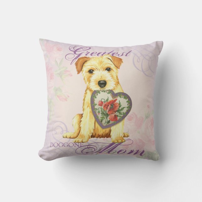 Coussin Norfolk Heart Maman (Recto)