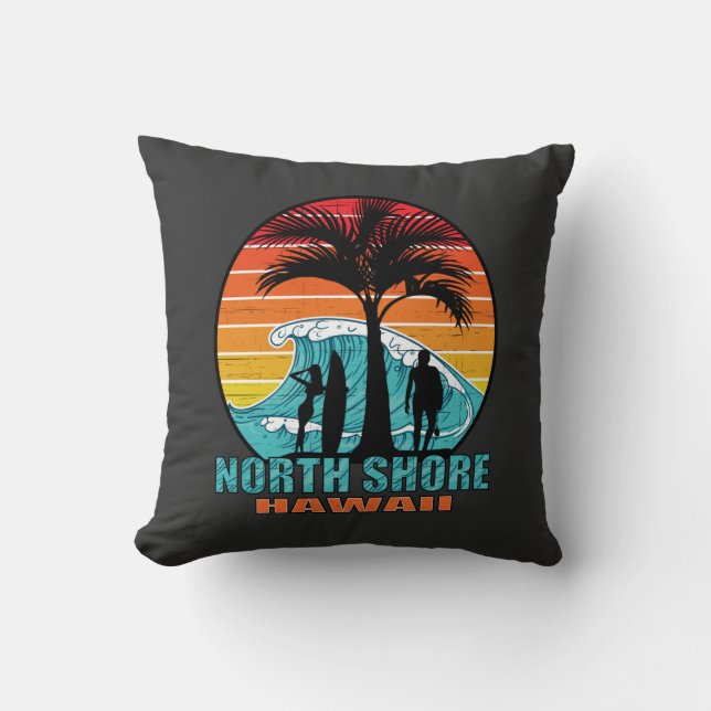 Coussin North Shore Beach Hawaii (Recto)