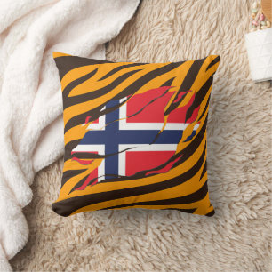 Coussin Norvège Drapeau en moi, scandinavie à l'intérieur