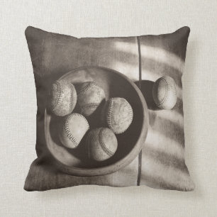 Coussin Nostalgie du baseball - Baseballs