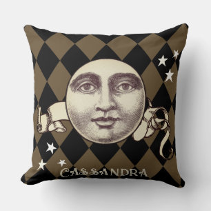 Coussin Nostalgique Vintage Imaginaire Steampunk