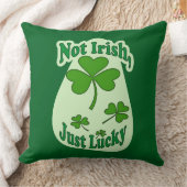 Coussin Not Irish Just Lucky St Patrick’s Day - almofada (Couverture)