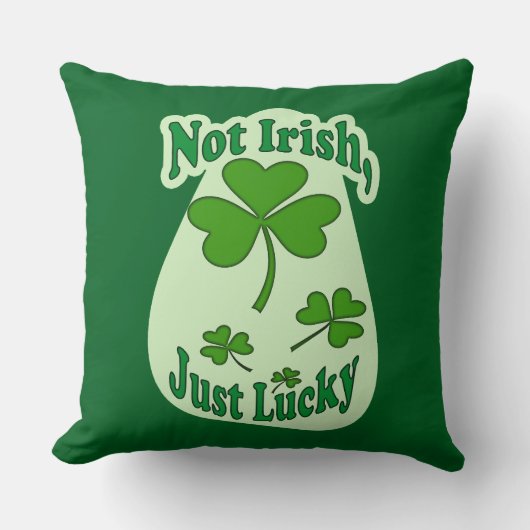 Coussin Not Irish Just Lucky St Patrick’s Day - almofada (Recto)