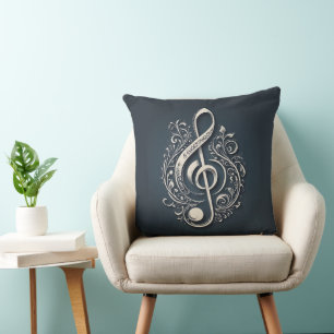 Coussin Note de clic de musique