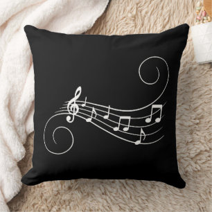 Coussin Notes de Musique