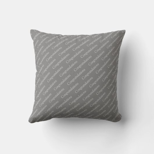 Coussin Notes de musique | Moderne | 25e Mariage ARGENT (Verso)