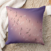 Coussin Notes musicales dans Lilac Pink (Couverture)