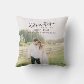 Coussin Notre aventure commence Script Photo Enregistrer l (Verso)