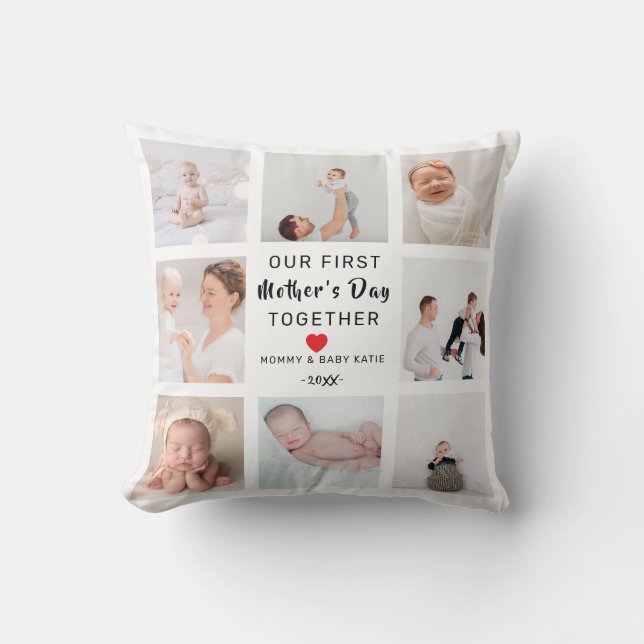 Coussin | Notre collection photo de première Fête  (Recto)