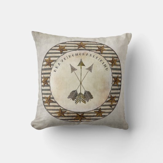 Coussin Notre crèche rustique de Boho de ferme de petit (Recto)