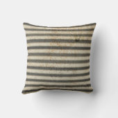 Coussin Notre crèche rustique de stat de petite d'homme (Verso)