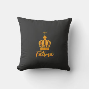 Coussin Notre-Dame de Fatima couronne