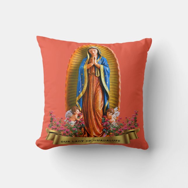 Coussin Notre-Dame de Guadalupe (Recto)