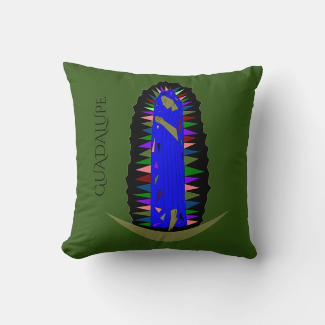 Coussin Notre-Dame de Guadalupe (Recto)