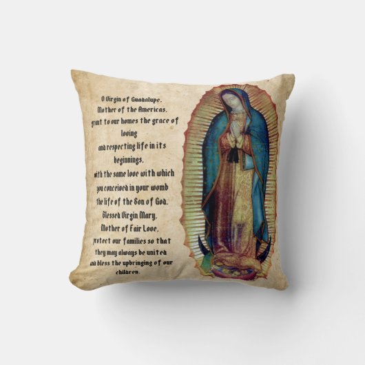 Coussin Notre-Dame de Guadalupe, Nuestra Señora de Guadalu (Recto)