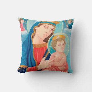 Coussin Notre-Dame de Perpétuel aide catholique