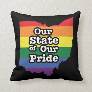 Coussin Notre État de notre fierté  Ohio