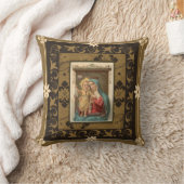 Coussin Notre Madame du mont Carmel avec le bébé Jésus (Couverture)