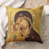 Coussin Notre mère aide perpétuelle avec le bébé Jésus (Couverture)