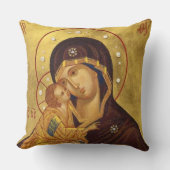 Coussin Notre mère aide perpétuelle avec le bébé Jésus (Recto)