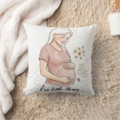 Coussin Notre Petit Miel Annonce de Grossesse Adorable (Couverture)