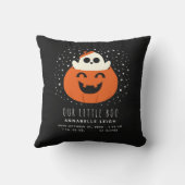 Coussin Notre petite pouponnière d'Halloween Boo (Verso)