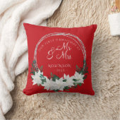 Coussin Notre premier Noël de jeunes mariés (Couverture)