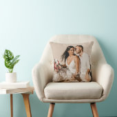 Coussin Notre premier Noël en tant que Monsieur & Madame P (Chaise)