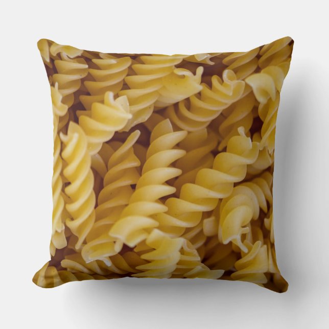 Coussin Nouilles de pâtes Fusilli (Recto)