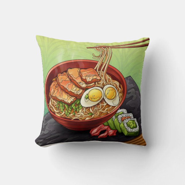 Coussin nouilles de ramen (Recto)
