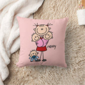 Coussin Nounou Stick Figure (Couverture)