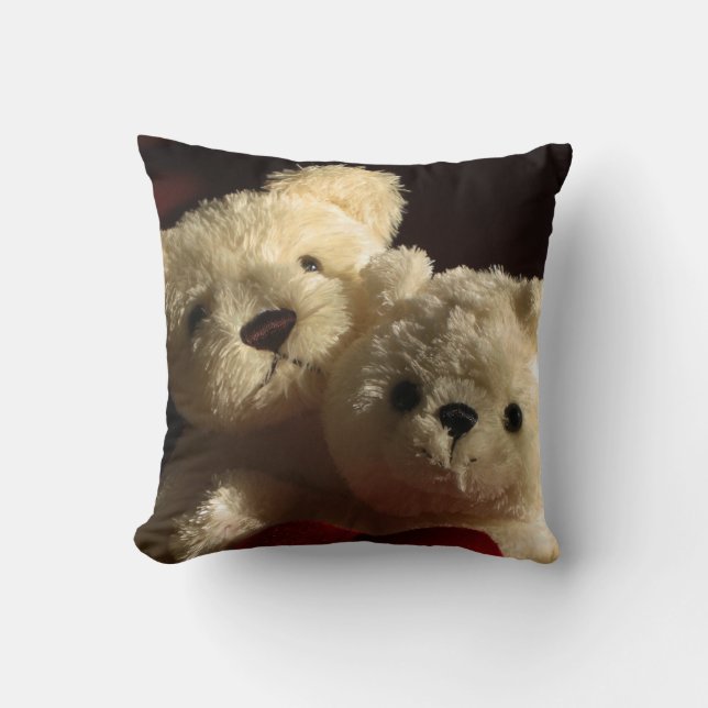 Coussin Nounours dans l'amour (Recto)