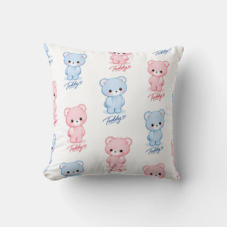 Coussin Nounours en peluche Enfance douce
