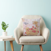 Coussin Nounours et gaufres (Chaise)