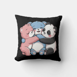 Coussin Nounours mignons avec Panda
