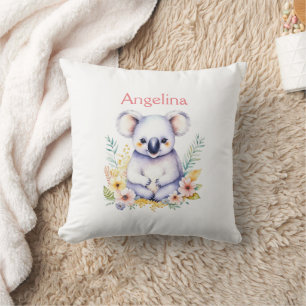 Coussin Nounours Ourson Koala Bébé Fille Sucré