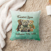 Coussin Nounours personnalisé pour la nurserie de bébé gar (Couverture)