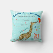 Coussin Nourrisson bébé Motif de la flèche de la girafe (Recto)