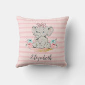 Coussin Nourrisson d'aquarelle pour bébés (Verso)