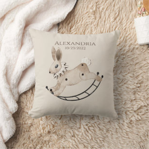 Coussin Nourriture à lapin vintage