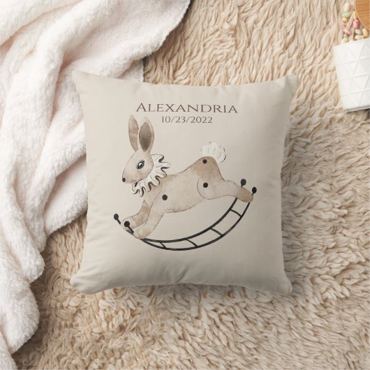 Coussin Nourriture à lapin vintage (Couverture)