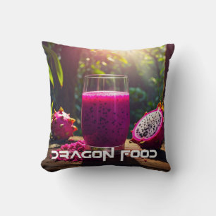 Coussin NOURRITURE DE DRAGON - FRUIT DU DRAGON (Pitahaya)
