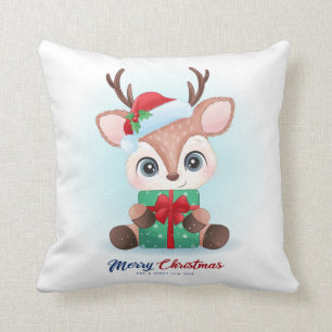 Coussin Nourriture des cerfs de Noël