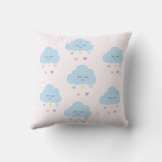 Coussin Nourriture des nuages mignons (Verso)