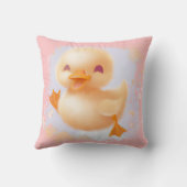 Coussin Nourriture mignonne Ducky Pâques Duckling Bébé Can (Verso)